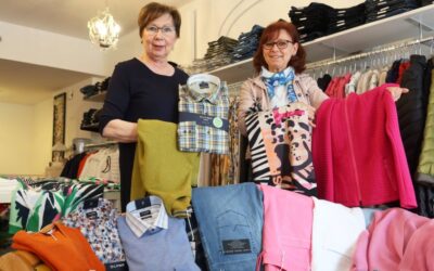 Modenschau in der Boutique Pfeiffer